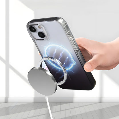 iPhone 15 Kılıf M-Safe Şarj Özellikli Zore Septik Silikon Kılıf