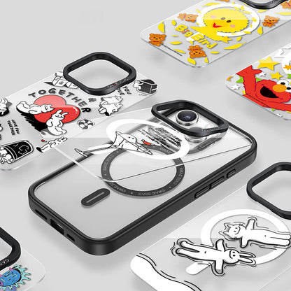 iPhone 15 Kılıf M-safe Şarj Özellikli Casebang Body Frame Kılıf