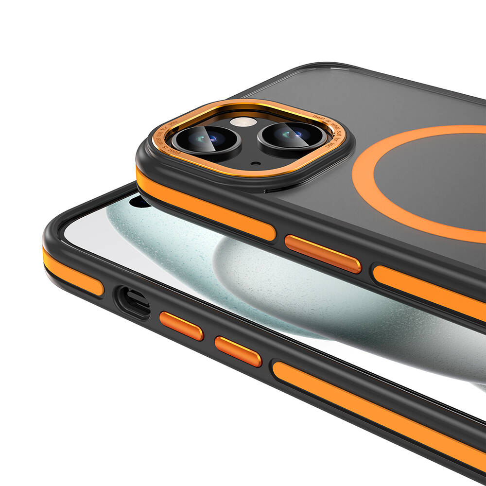 iPhone 15 Kılıf M-safe Şarj Özellikli Mat Görünümlü Zore Ant Kılıf