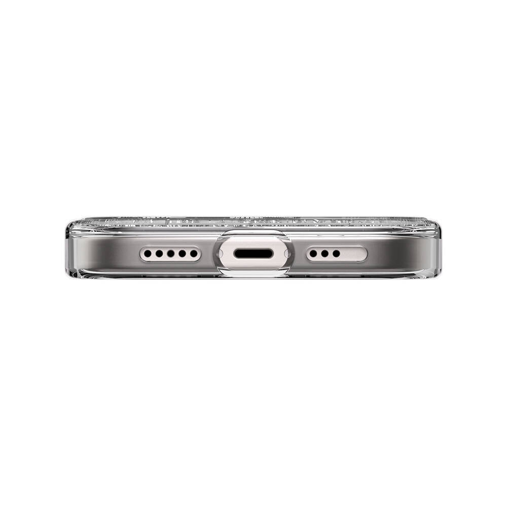 iPhone 15 Kılıf M-safe Şarj Özellikli Parlayan Simli Şeffaf Lisanslı Switcheasy Starfield-M Kılıf
