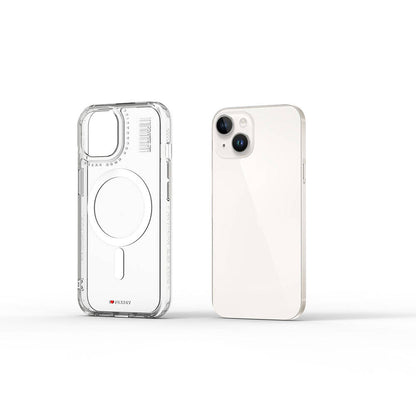 iPhone 15 Kılıf M-safe Şarj Özellikli Şeffaf Transparan Wiwu Turkey D Serisi Kılıf