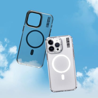 iPhone 15 Kılıf M-safe Şarj Özellikli Şeffaf Youngkit Crystal Shield Serisi Kılıf