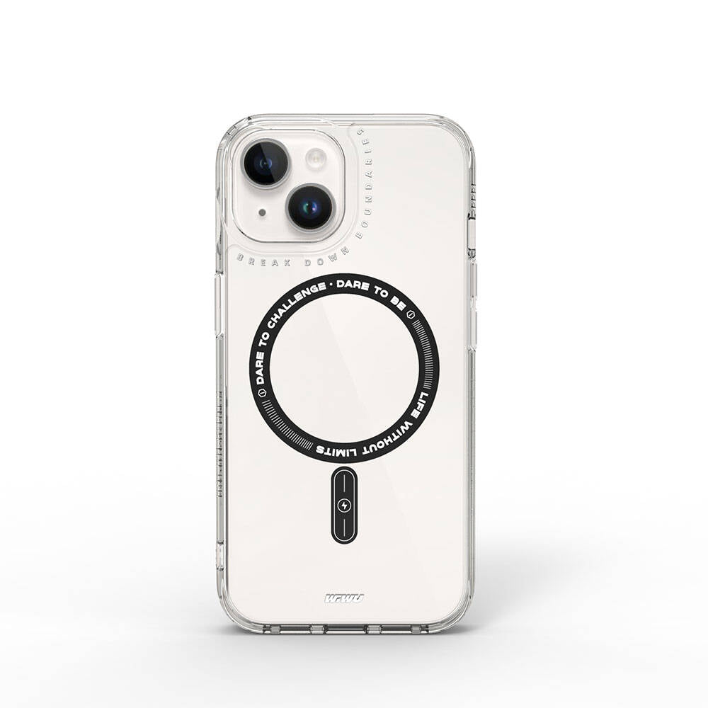 iPhone 15 Kılıf M-safe Şarj Özellikli Wiwu Basic Color J Serisi Kılıf