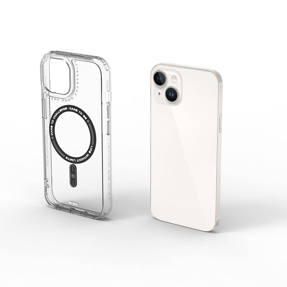 iPhone 15 Kılıf M-safe Şarj Özellikli Wiwu Basic Color J Serisi Kılıf