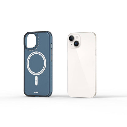 iPhone 15 Kılıf M-safe Şarj Özellikli Wiwu Basic Color J Serisi Kılıf