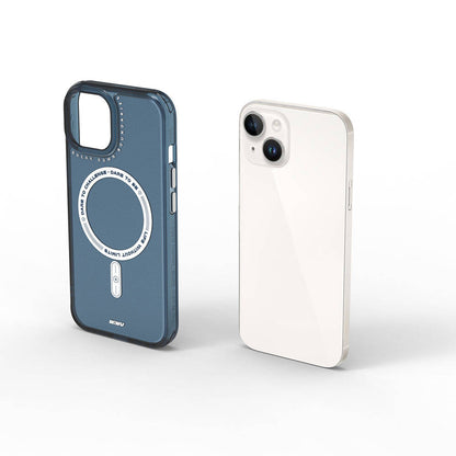 iPhone 15 Kılıf M-safe Şarj Özellikli Wiwu Basic Color J Serisi Kılıf