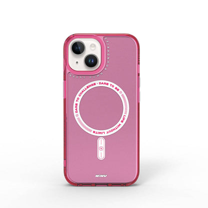 iPhone 15 Kılıf M-safe Şarj Özellikli Wiwu Basic Color J Serisi Kılıf