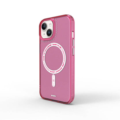 iPhone 15 Kılıf M-safe Şarj Özellikli Wiwu Basic Color J Serisi Kılıf