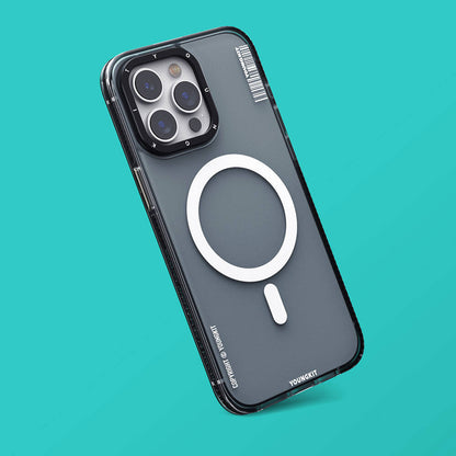 iPhone 15 Kılıf M-safe Şarj Özellikli Youngkit Jiansha Serisi Kılıf