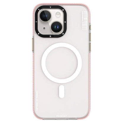 iPhone 15 Kılıf M-safe Şarj Özellikli Youngkit Jiansha Serisi Kılıf