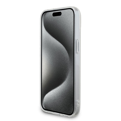 iPhone 15 Kılıf Mercedes Benz Orijinal Lisanslı New Urban 3 IML Baskılı Paralel Çizgi Desenli Kılıf