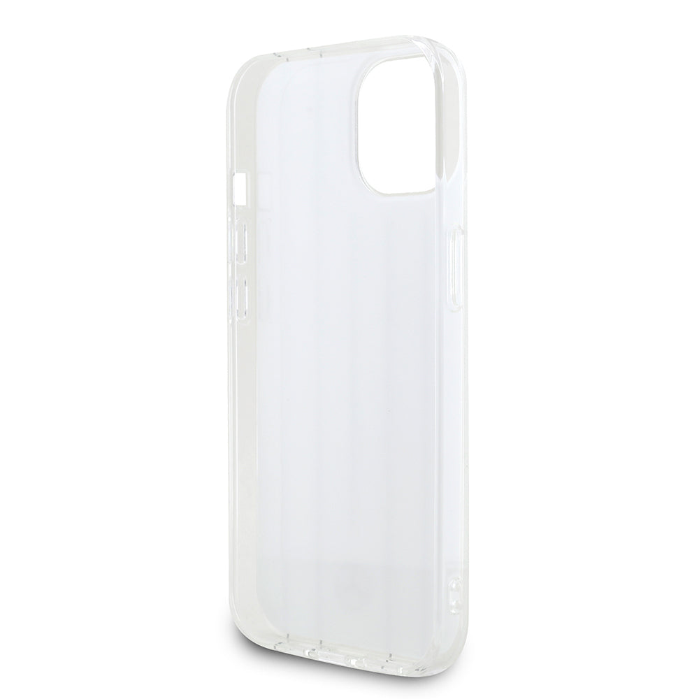 iPhone 15 Kılıf Mercedes Benz Orijinal Lisanslı New Urban 3 IML Baskılı Paralel Çizgi Desenli Kılıf
