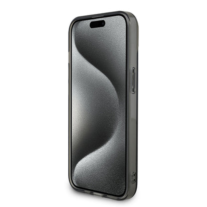 iPhone 15 Kılıf Mercedes Benz Orijinal Lisanslı New Urban 3 IML Baskılı Paralel Çizgi Desenli Kılıf