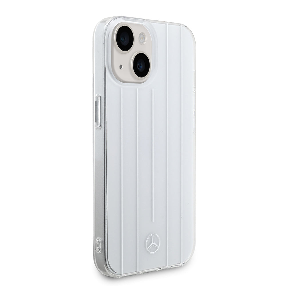 iPhone 15 Kılıf Mercedes Benz orijinal Lisanslı New Urban 3 IML Baskılı Paralel Çizgi Desenli Kılıf