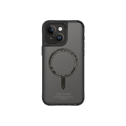 iPhone 15 Kılıf SkinArma Şeffaf Airbag Tasarımlı M-safe Şarj Özellikli Saido Kılıf