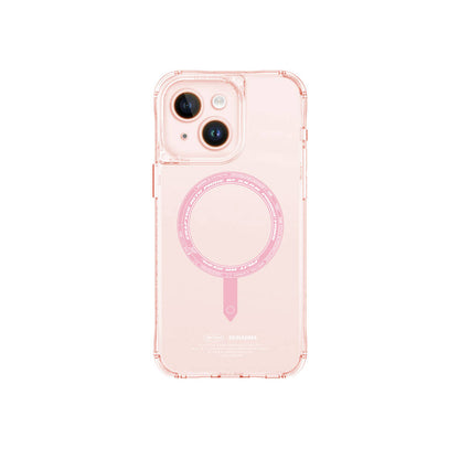 iPhone 15 Kılıf SkinArma Şeffaf Airbag Tasarımlı M-safe Şarj Özellikli Saido Kılıf