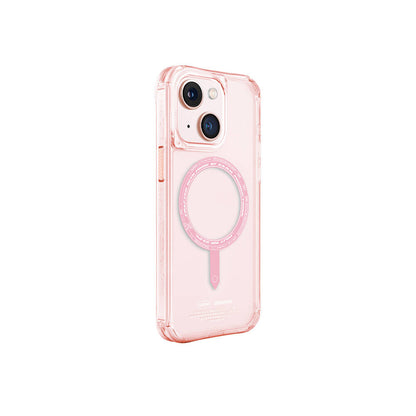 iPhone 15 Kılıf SkinArma Şeffaf Airbag Tasarımlı M-safe Şarj Özellikli Saido Kılıf