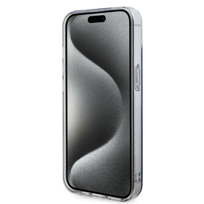 iPhone 15 Kılıf U.S. Polo Assn. orijinal Lisanslı Simli Parlak Alfabe Tasarım Kılıf