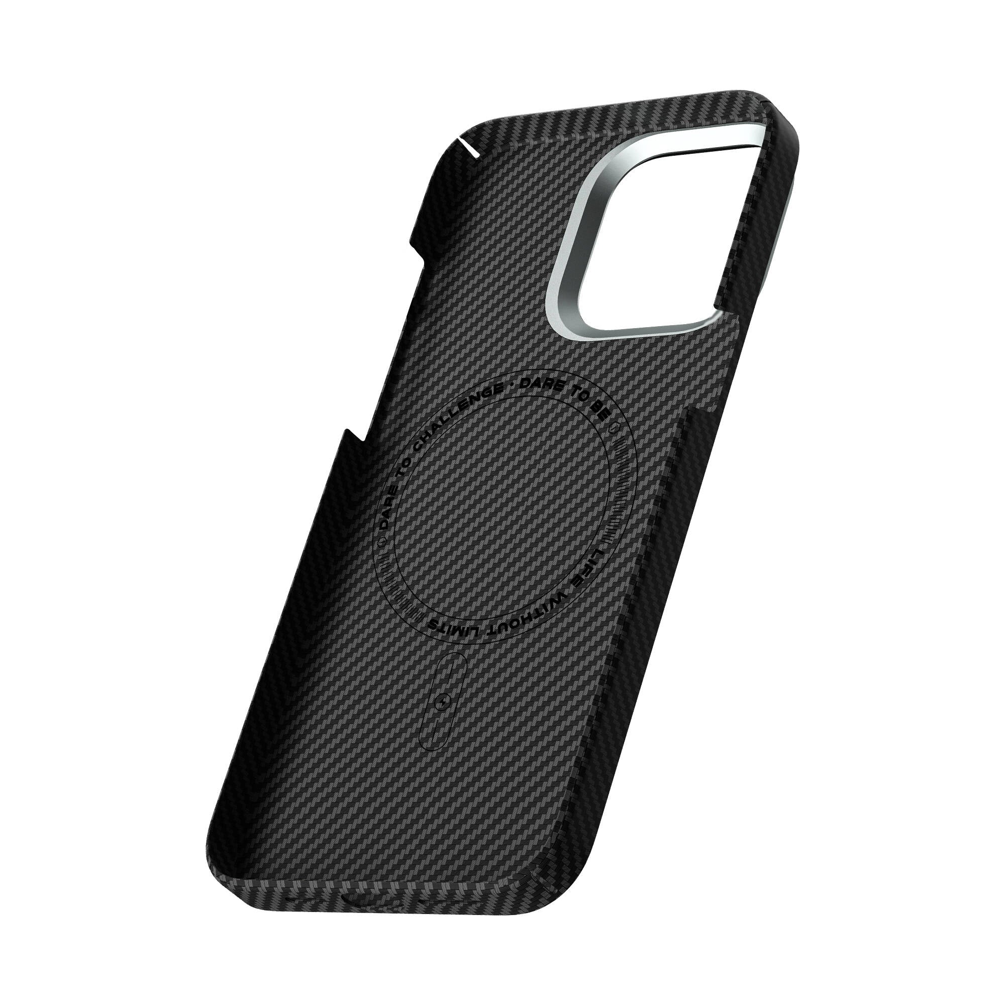 iPhone 15 Kılıf Wiwu KJZ-017 Karbon Fiber 600D Explore Kevlar Kılıf