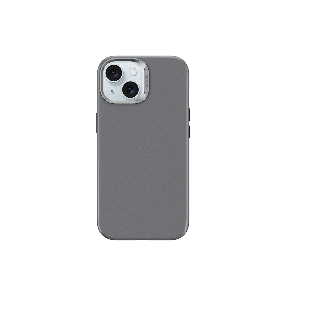 iPhone 15 Kılıf Wiwu SP-019 M-safe Şarj Özellikli Vegan Leather Deri Kılıf