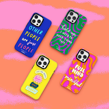 iPhone 15 Kılıf Yazı Desenli Youngkit Mindfulness Serisi Kılıf