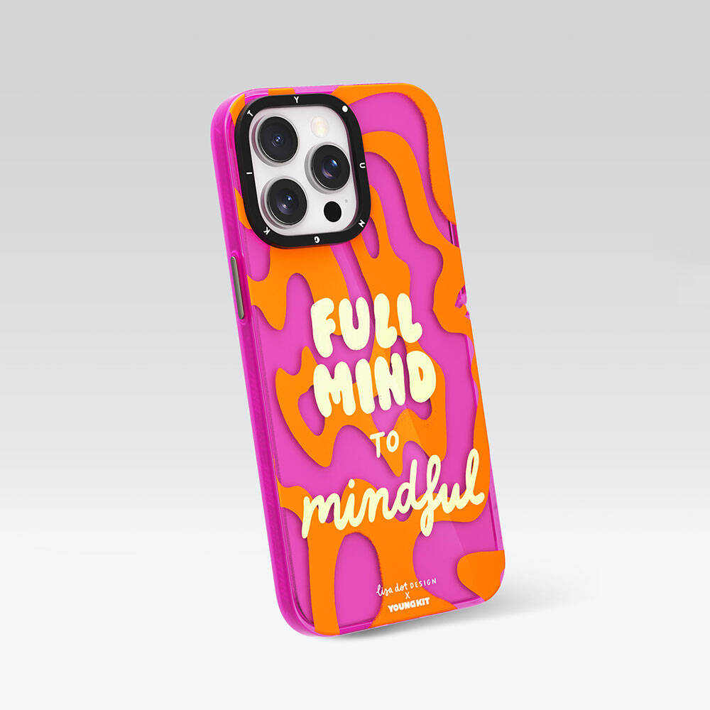 iPhone 15 Kılıf Yazı Desenli Youngkit Mindfulness Serisi Kılıf