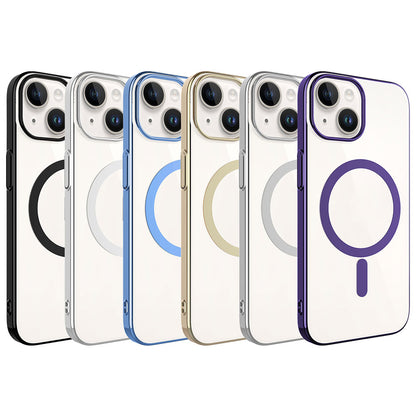 iPhone 15 Kılıf Zore Wireless Şarj Özellikli Pixel M-safe Kılıf