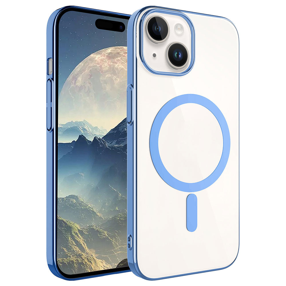 iPhone 15 Kılıf Zore Wireless Şarj Özellikli Pixel M-safe Kılıf