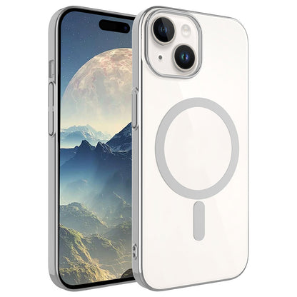 iPhone 15 Kılıf Zore Wireless Şarj Özellikli Pixel M-safe Kılıf
