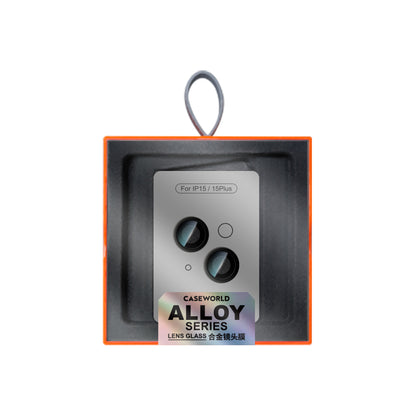 iPhone 15 Plus CaseWorld Alloy Serisi Oleofobik Anti Reflective Kamera Lens Koruyucu