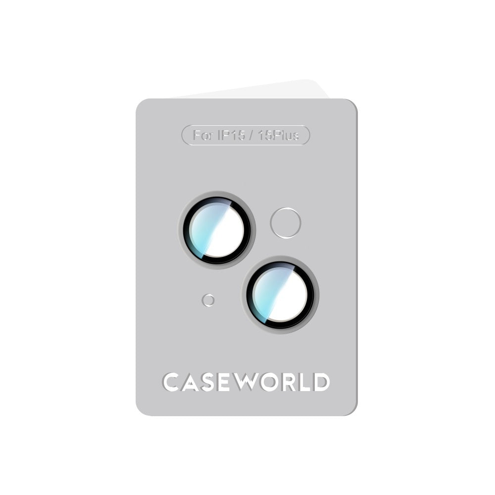 iPhone 15 Plus CaseWorld Alloy Serisi Oleofobik Anti Reflective Kamera Lens Koruyucu