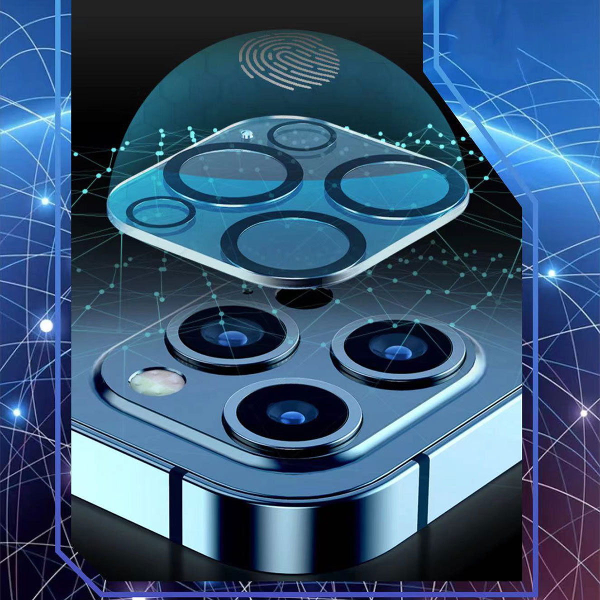 iPhone 15 Plus Go Des Lens Shield CL-14 Kamera Lens Koruyucu