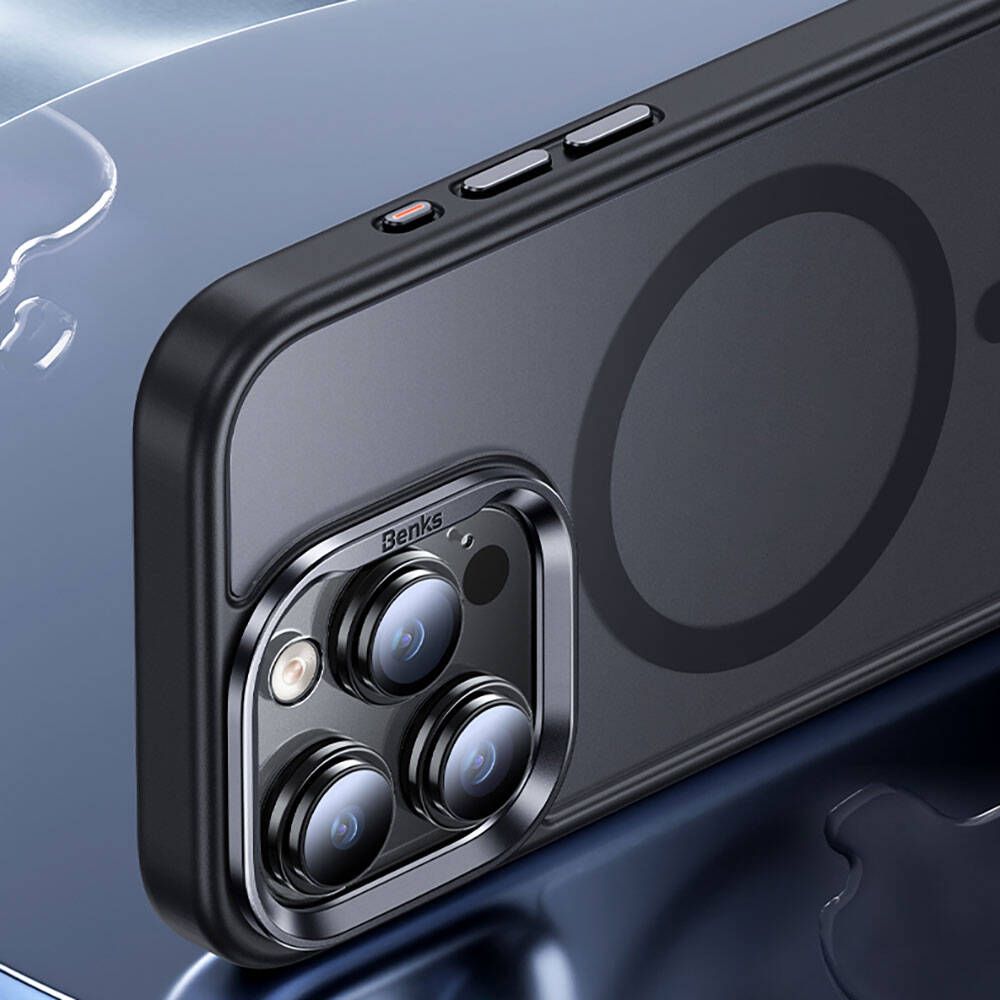iPhone 15 Plus Kılıf M-safe Şarj Özellikli Benks Mist Protective Kılıf
