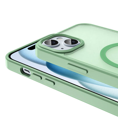 iPhone 15 Plus Kılıf M-safe Şarj Özellikli Mat Arka Yüzey Zore Sio Kılıf