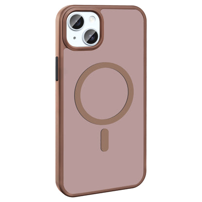 iPhone 15 Plus Kılıf M-safe Şarj Özellikli Mat Arka Yüzey Zore Sio Kılıf