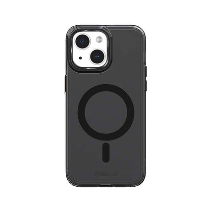 iPhone 15 Plus Kılıf M-safe Şarj Özellikli Saydam Arka Yüzey Recci Crystal Color Serisi Kılıf