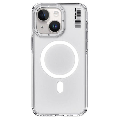 iPhone 15 Plus Kılıf M-safe Şarj Özellikli Şeffaf Youngkit Crystal Shield Serisi Kılıf
