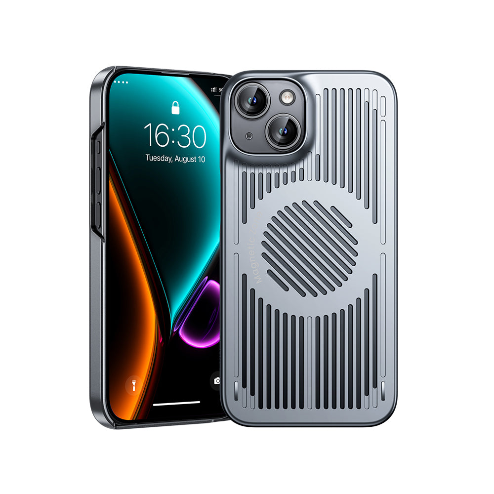 iPhone 15 Plus Kılıf M-safe Şarj ve Soğutucu Özellikli Benks Biliz Kılıf