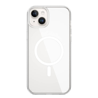 iPhone 15 Plus Kılıf Wiwu BC-022 M-safe Şarj Özellikli Şeffaf Transparan Kılıf