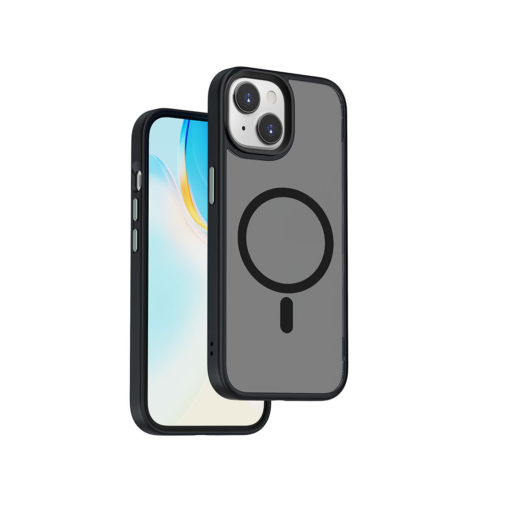 iPhone 15 Plus Kılıf Wiwu FGG-011 M-safe Şarj Özellikli Kamera Korumalı Kılıf