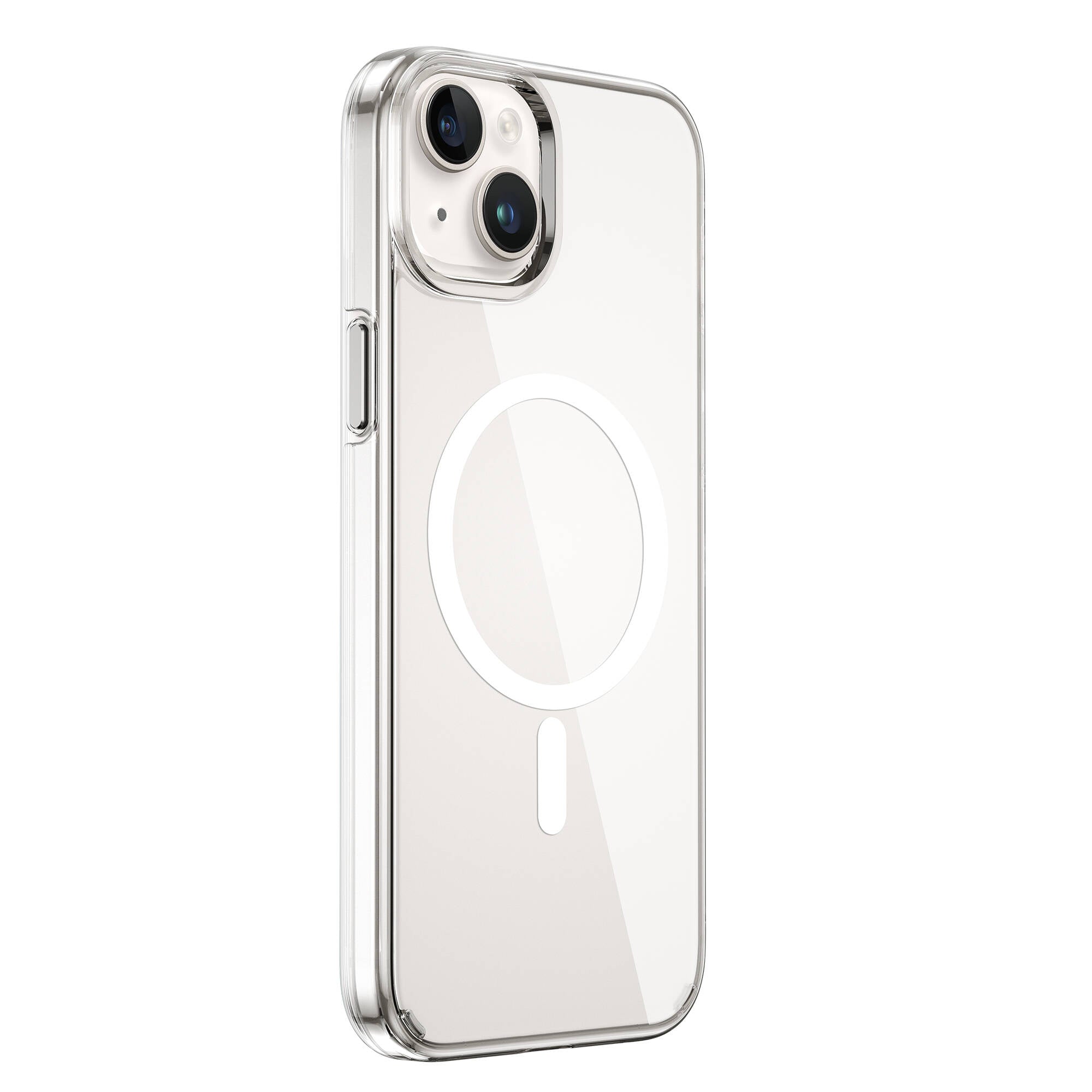 iPhone 15 Plus Kılıf Wiwu FYY-014 M-safe Şarj Özellikli Şeffaf Kılıf