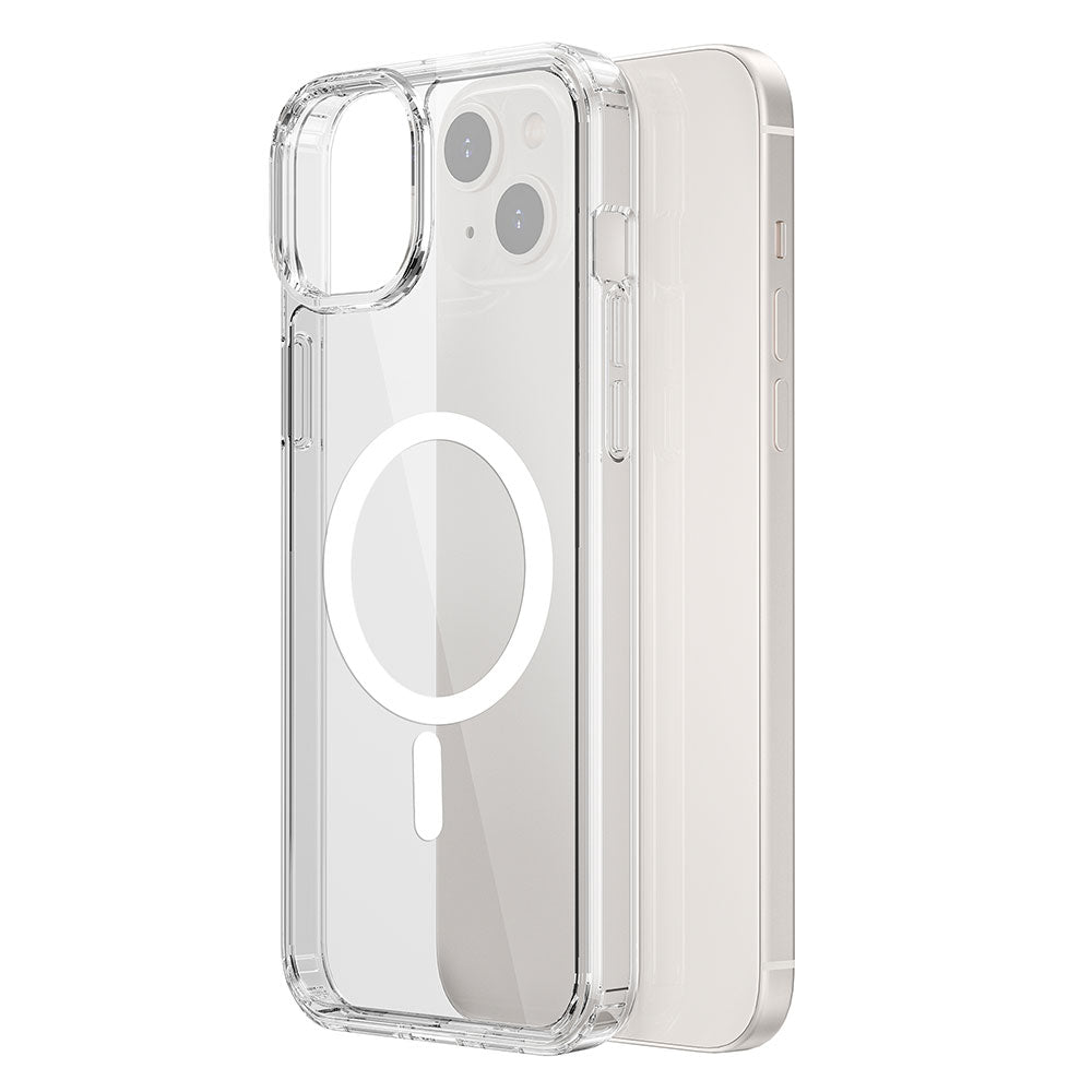 iPhone 15 Plus Kılıf Wiwu MCC-101 Magnetic Crystal Sert PC Kılıf