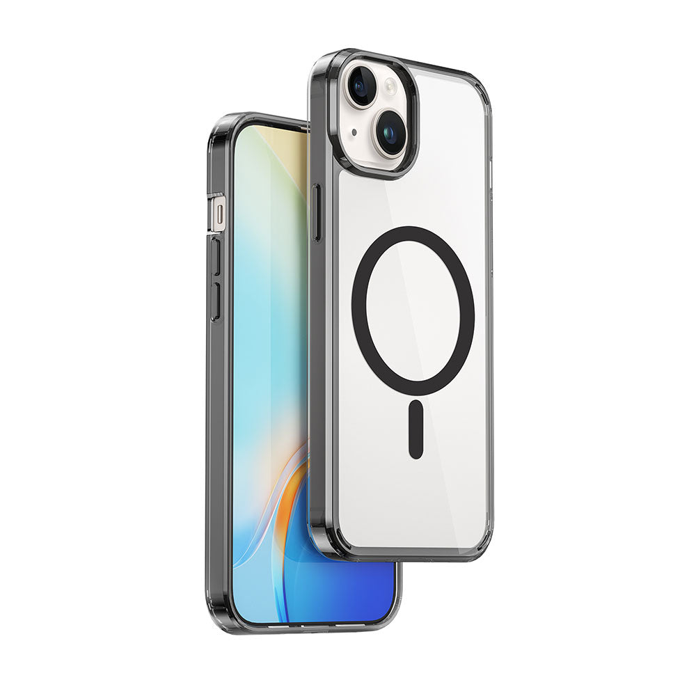iPhone 15 Plus Kılıf Wiwu MCC-101 Magnetic Crystal Sert PC Kılıf