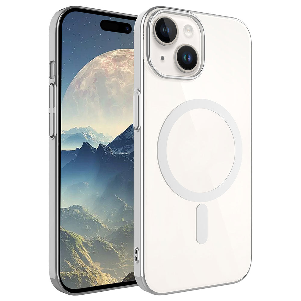 iPhone 15 Plus Kılıf Zore Wireless Şarj Özellikli Pixel M-safe Kılıf