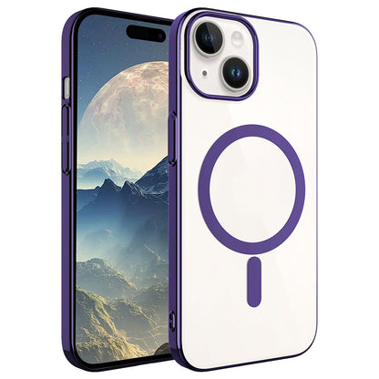 iPhone 15 Plus Kılıf Zore Wireless Şarj Özellikli Pixel M-safe Kılıf