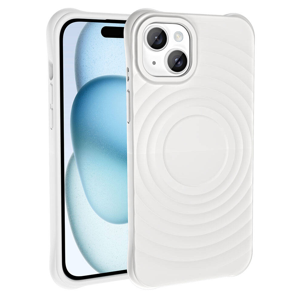 iPhone 15 Plus M-safe Şarj Özellikli Airbagli Mat Görünümlü Zore Hepi Kılıf