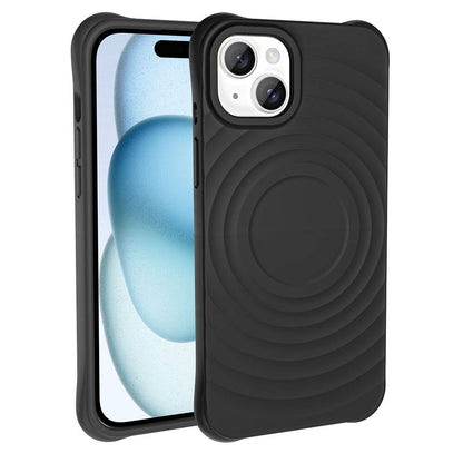 iPhone 15 Plus M-safe Şarj Özellikli Airbagli Mat Görünümlü Zore Hepi Kılıf