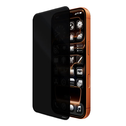 iPhone 15 Plus Mohseven Safir Coating Privacy Hayalet Temperli Cam Ekran Koruyucu