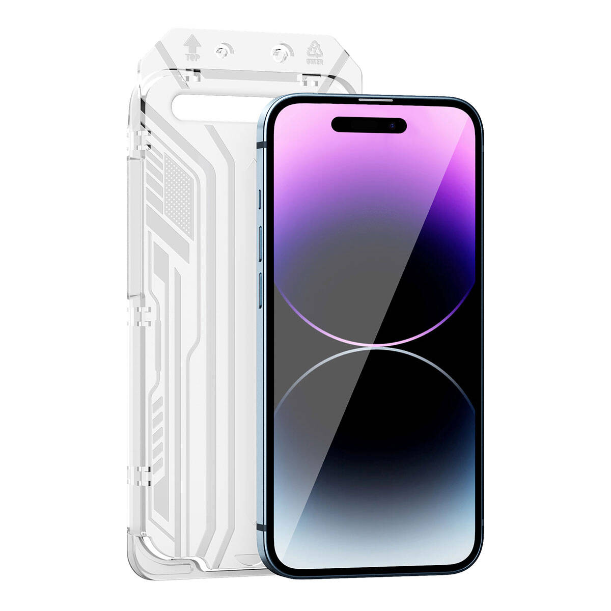 iPhone 15 Plus Wiwu SQ-005 Easy İnstall iVista Super Hardness Ekran Koruyucu