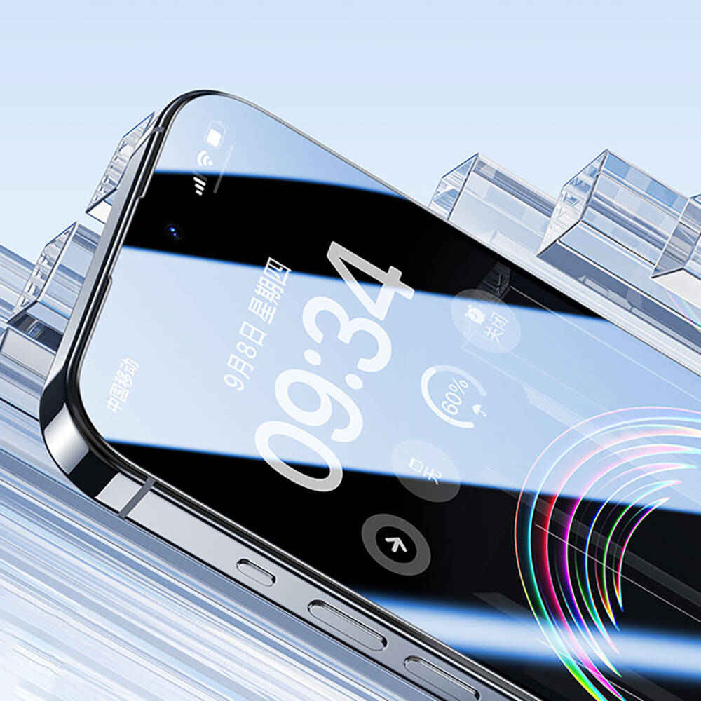 iPhone 15 Pro Benks V Pro Ultra Shield 0.3mm Ekran Koruyucu + Kolay Uygulama Aparatlı